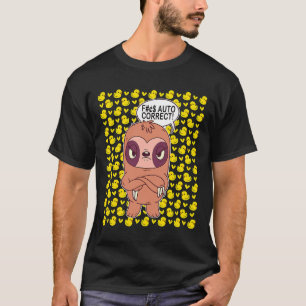 Angry Sloth Nap Sloth Lazy Sleeping T-Shirt