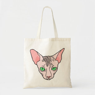 Angry Sphynx Sphinx Cat Pet Tote Bag