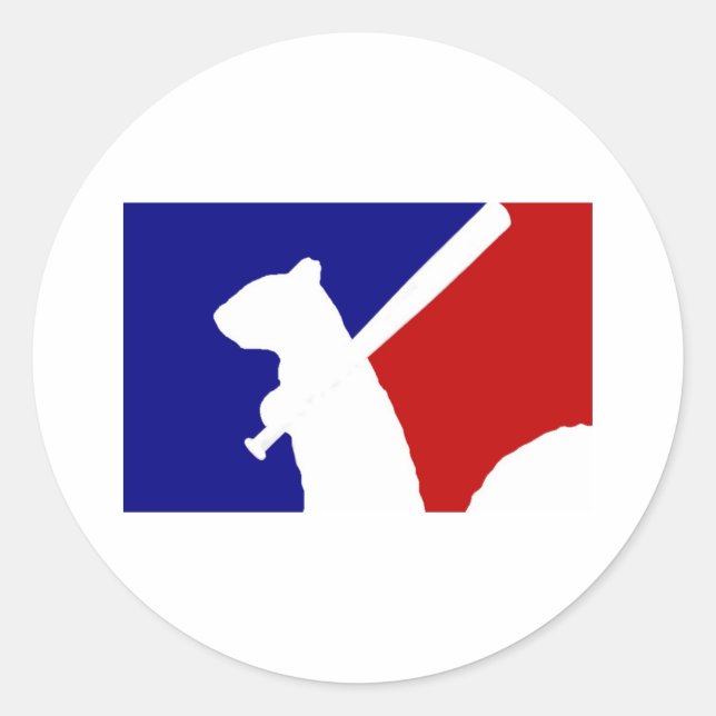 Angry Squirrel Classic Round Sticker (Front)