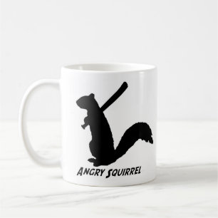 Angry Squirrel Mug (Black)