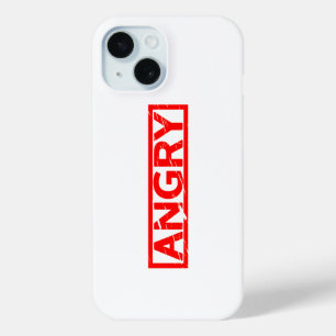 Angry Stamp iPhone 15 Case