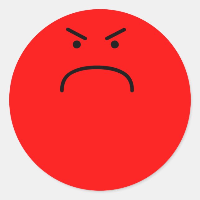Angry Sticker (Front)