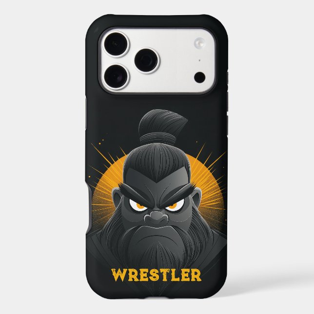 Angry Sumo Wrestler Black (Back)