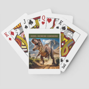 Angry T. Rex Playing Cards