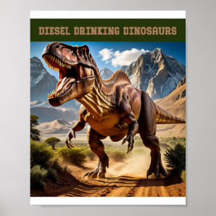 Angry T. Rex Poster
