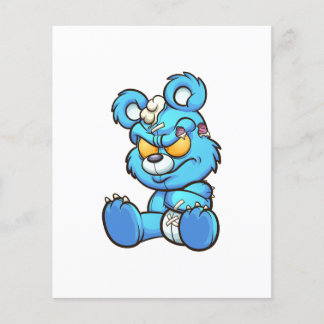 angry teddy bear
