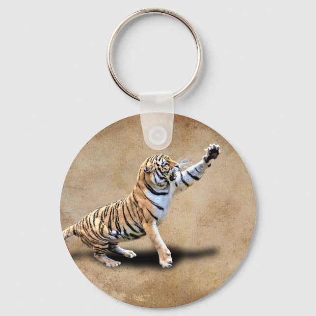 ANGRY TIGER KEY RING (Front)