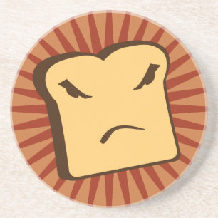 Angry Toast Coaster