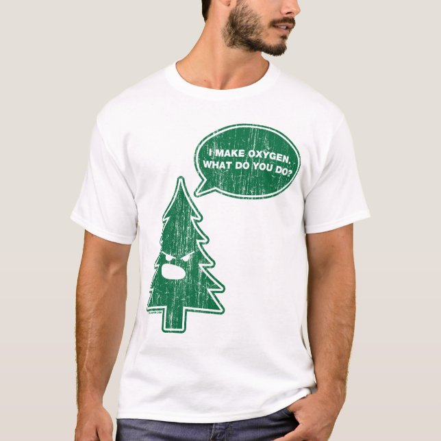 Angry Tree (vintage) T-Shirt (Front)