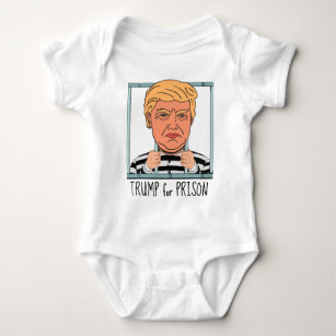 Angry Trump for Prison Baby Bodysuit