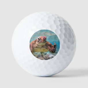 Angry turtle golf balls