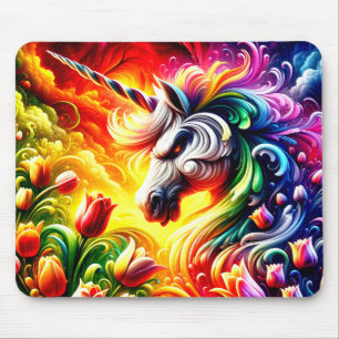 Angry Unicorn Mouse Mat
