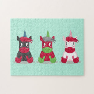 Angry Unicorns Jigsaw Puzzle