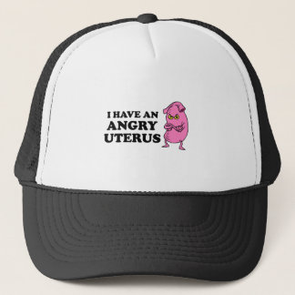 ANGRY UTERUS TRUCKER HAT