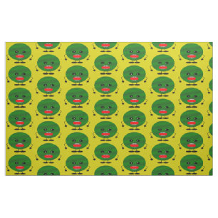 Angry Watermelon by Kenneth Yoncich Fabric