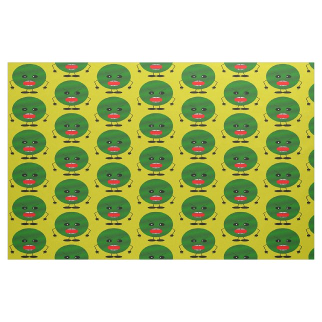 Angry Watermelon by Kenneth Yoncich Fabric (Fat Quarter)