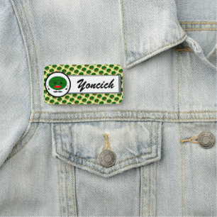 Angry Watermelon by Kenneth Yoncich Name Tag