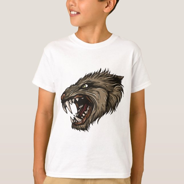 Angry Werewolf T-Shirt (Front)