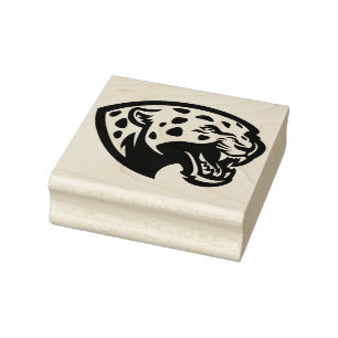 Angry Wildcat Rubber Stamp