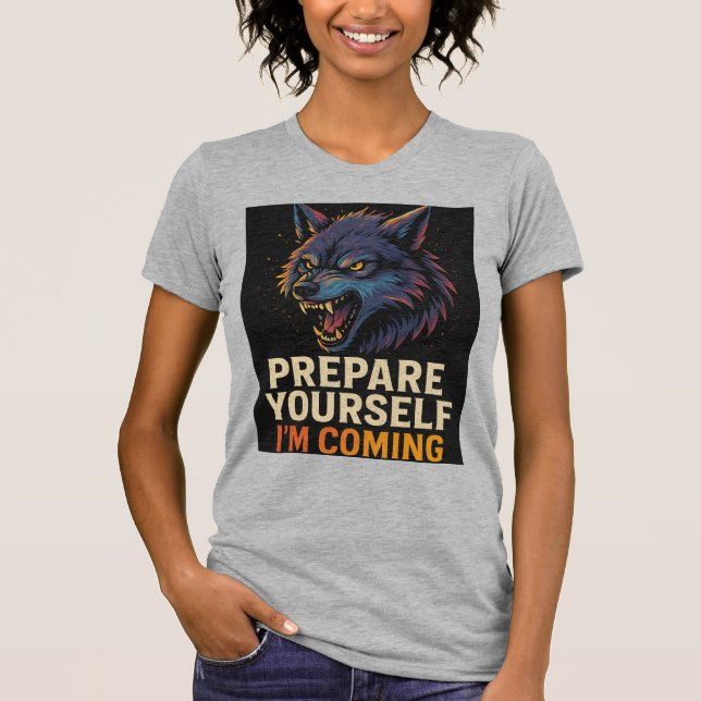 Angry Wolf T-Shirt (Front)