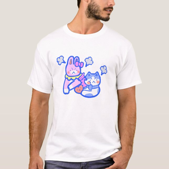 Angry Work Besties T-Shirt (Front)