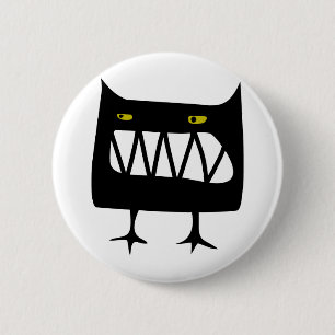 Angry Wossum 6 Cm Round Badge