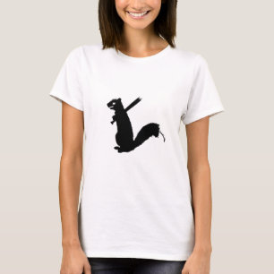 Angry Zombie Squirrel Collection T-Shirt