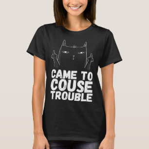 Angrycats  Sarcastic Cat  Black Cat Humour T-Shirt
