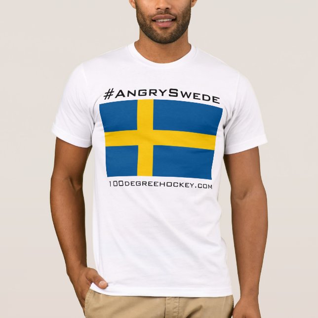 #AngrySwede T-shirt (Light) (Front)