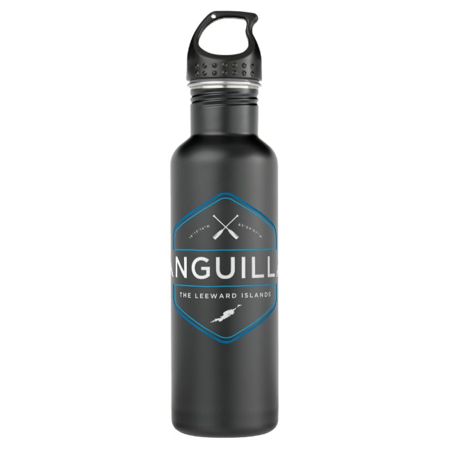 Anguilla Beach Graphic 710 Ml Water Bottle (Front)