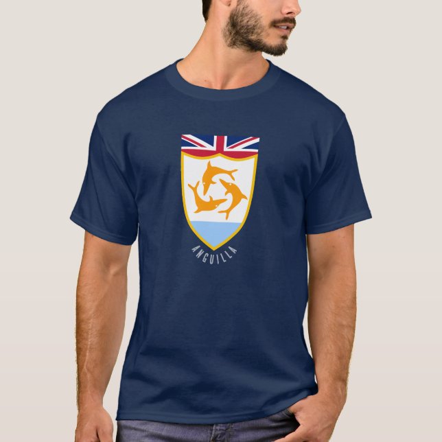 Anguilla coat of arms T-Shirt (Front)