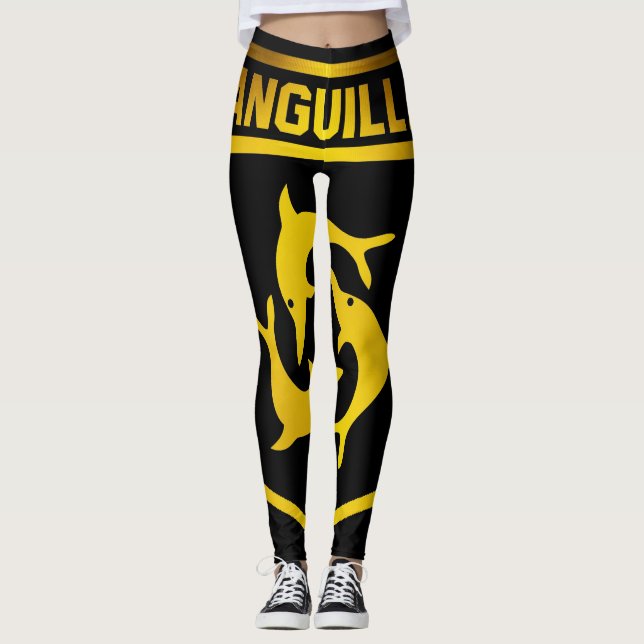 Anguilla Emblem Leggings (Front)