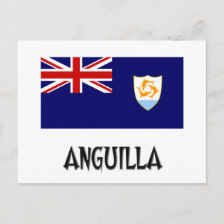Anguilla Flag Postcard