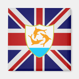 Anguilla High quality Flag Magnet