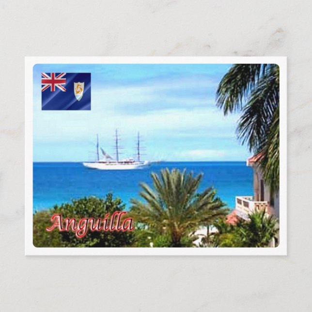 Anguilla - Long Bay - Postcard (Front)