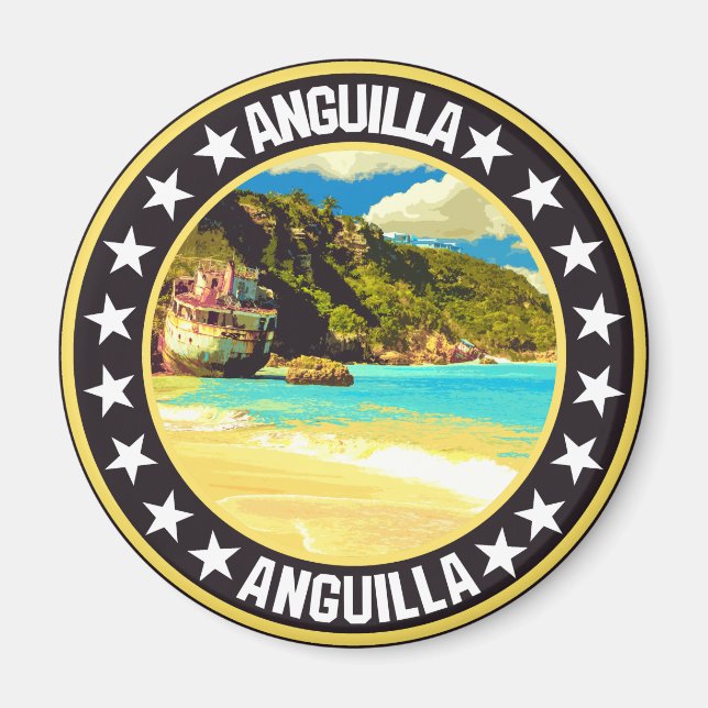 Anguilla                                           magnet (Front)
