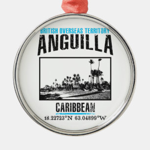 Anguilla Metal Tree Decoration
