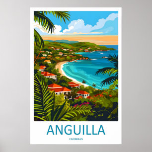 Anguilla Vintage Travel Poster Ski National Park