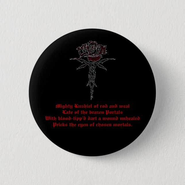 Anguissette 6 Cm Round Badge (Front)