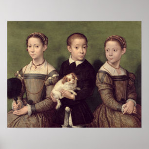 Anguissola - Sisters And Brother of the Artist Poster