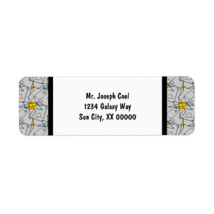 Angular Geometric Retro Pattern