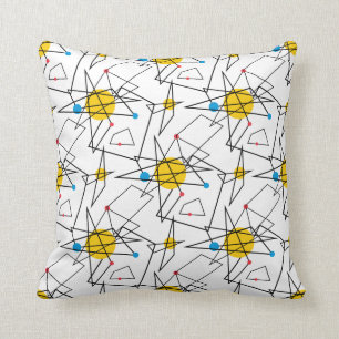 Angular Geometric Retro Pattern Cushion