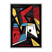 Angular Geometric  Style Abstract