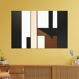 Angular Harmony Canvas Print