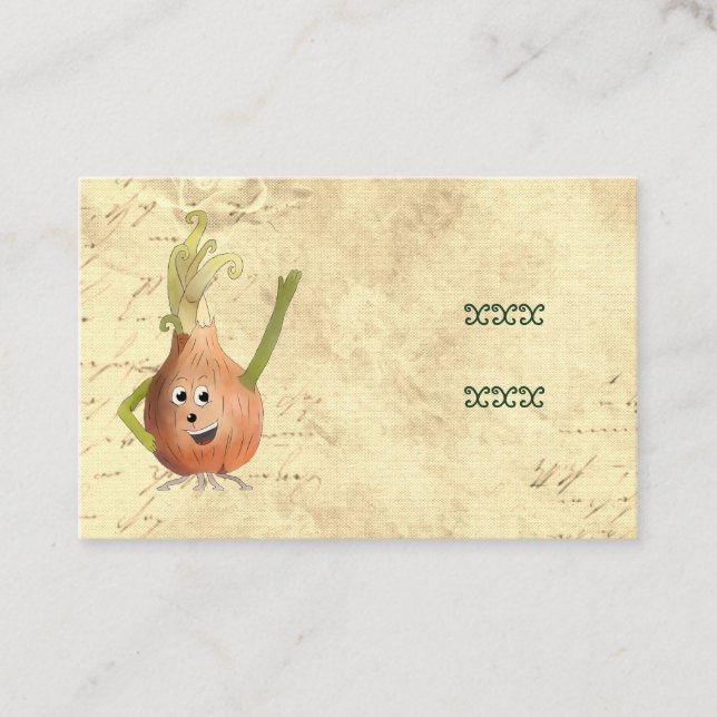 angular onion business card (Front)