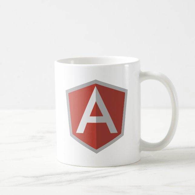 AngularJS Shield Logo Coffee Mug (Right)