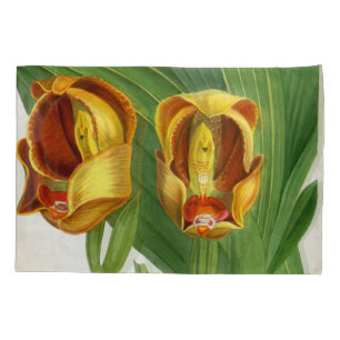 Anguloa Ruckerii Sanguine Lindenia Orchid Pillowcase