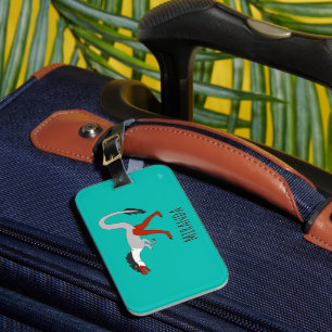 Angus Dinosaur custom name tag