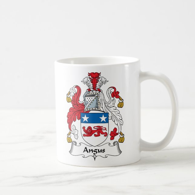 Angus Family Crest Coffee Mug (Right)