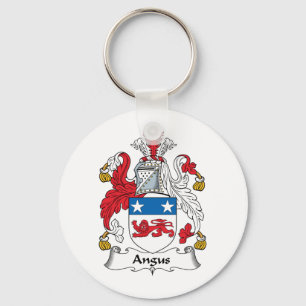 Angus Family Crest Key Ring